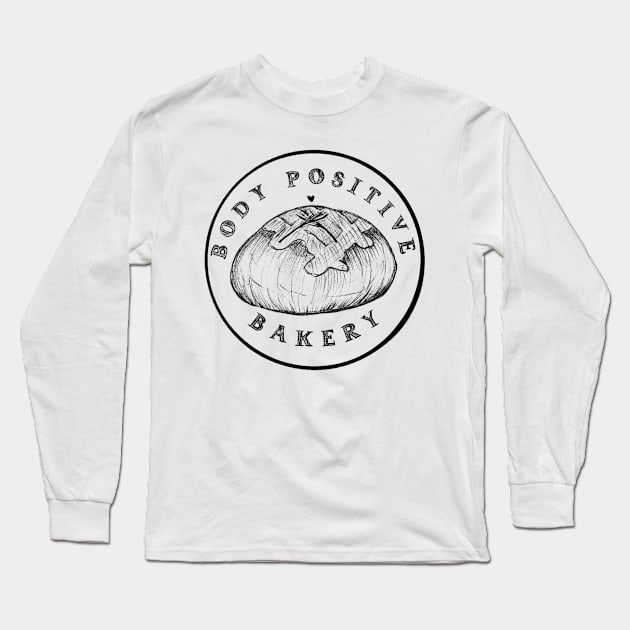 Body Positive Bakery Logo Long Sleeve T-Shirt by Body Positive Bakery